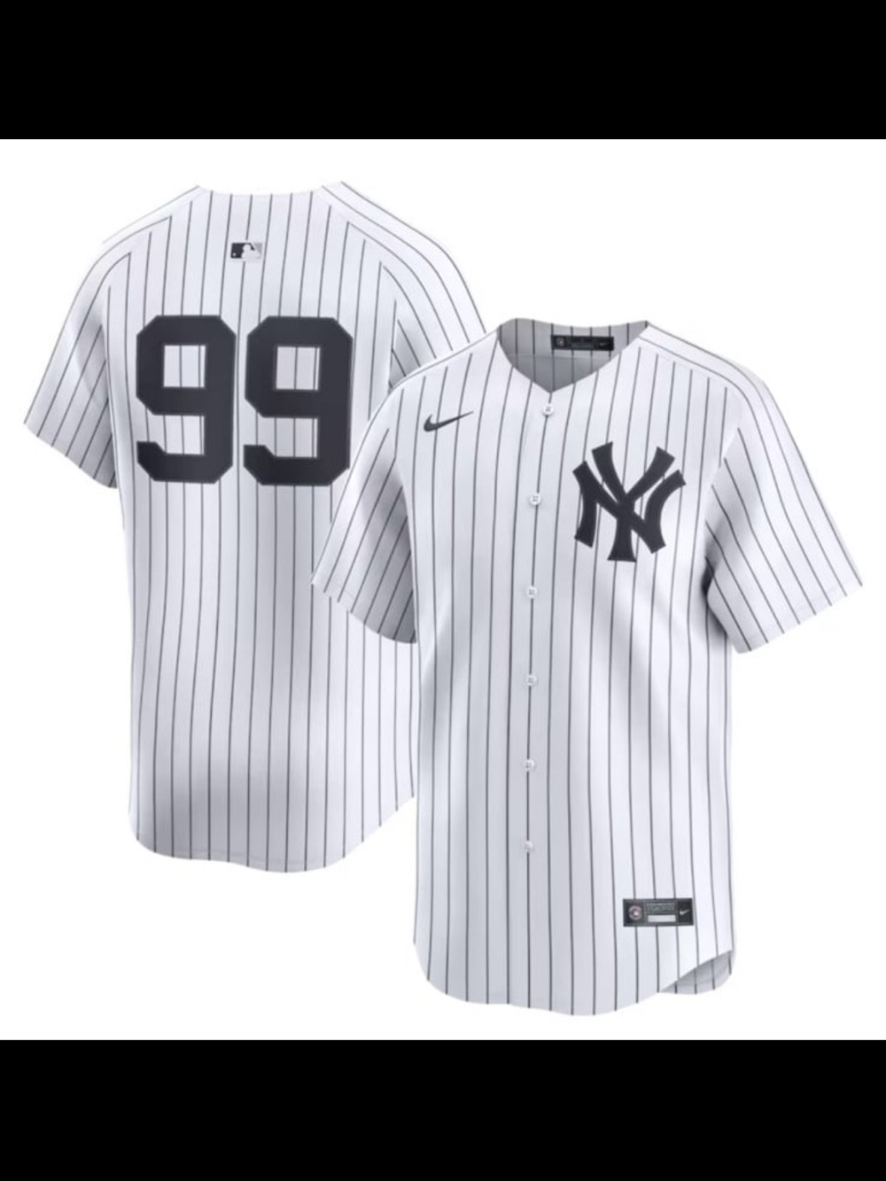 NWT Men's New York Yankees Aaron Judge Nike White Home Limited Player Jersey SM